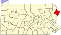 State map highlighting Pike County