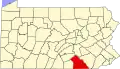State map highlighting York County