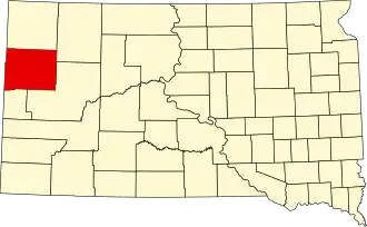 State map highlighting Butte County