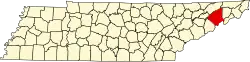 State map highlighting Greene County