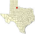 State map highlighting Cottle County