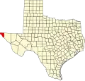 State map highlighting El Paso County