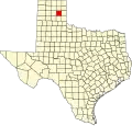 State map highlighting Gray County
