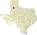 State map highlighting Hale County