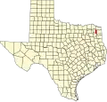State map highlighting Morris County
