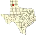 State map highlighting Randall County