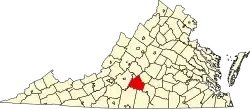 State map highlighting Campbell County