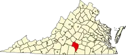 State map highlighting Charlotte County