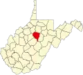 State map highlighting Lewis County