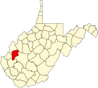 State map highlighting Putnam County
