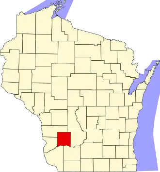 State map highlighting Richland County