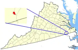 State map highlighting Franklin