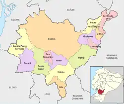Cantons of Azuay Province
