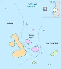 Cantons of Galápagos Province