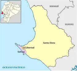 Cantons of Santa Elena Province