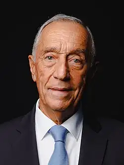 Marcelo Rebelo de Sousa(2016–2026) (1948-12-12) 12 December 1948 (age&nbsp;77)