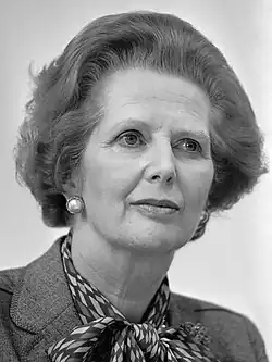 portrait of Margaret Thatcher