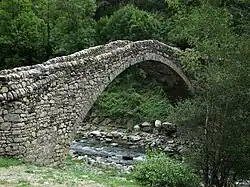 Bridge over the Valira in La Margineda