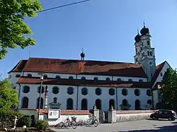 The parish church of Mariä Himmelfahrt at Niederschönenfeld