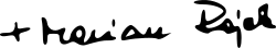 Marian Rojek's signature