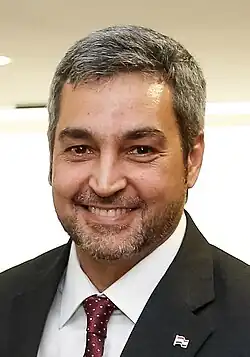 Mario Abdo Benítez(2018–2023) (1971-11-10) November 10, 1971 (age&nbsp;54)