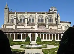 Garden of Notre-Dame de Marmande.