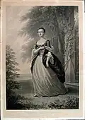 Martha Washington in 1757