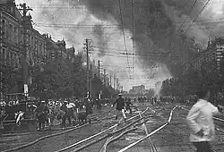Tokyo in flames