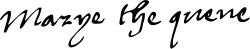 Mary Tudor's signature