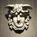 Gorgon Medusa (130 AD) from the Romano-Germanic Museum in Cologne.