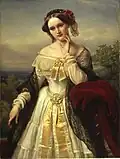 Mathilde Wesendonck by  Karl Ferdinand Sohn, 1850
