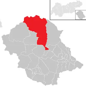 Location in the district