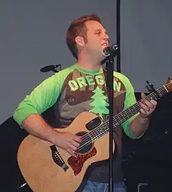 Matthew West playing a concert on the History 101 tour in September 2005