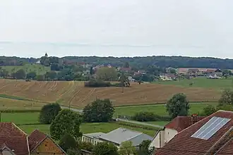 A general view of Mazerolles-le-Salin