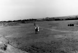 Natural amphitheater at the Medicine Lodge Peace Treaty Site (1969)