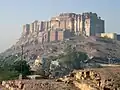 Mehrangarh Fort in Jodhpur (Rajasthan, India)