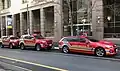 AFP vehicles in Melbourne
