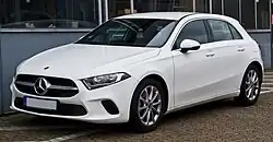 front (This model is a Progressive/SE trim. It is the lower-level trim, and looks a bit less cooler than the other model. It is a cheaper version of the W177.)