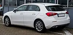 rear (This model is a Progressive/SE trim. It is the lower-level trim, and looks a bit less cooler than the other model. It is a cheaper version of the W177.)
