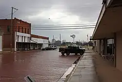 Street in Merkel, Texas