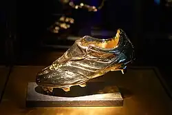 Golden shoe of Lionel Messi.