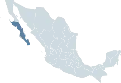 Location within Mexico