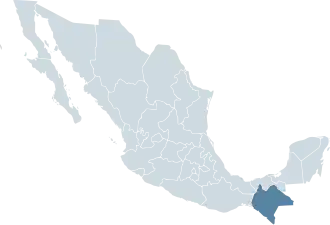 Location within Mexico