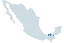 Location within Mexico