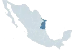 Location within Mexico