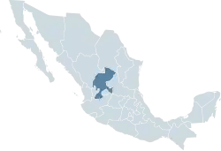 Location within Mexico
