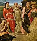 Michelangelo's way of painting figures was copied by other artists. c.1505