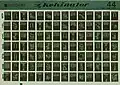 A microfiche (flat sheet)