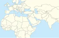 Shiraz is located in Middle East