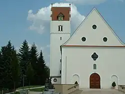 The church of St. Laurence in Mietingen